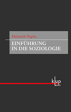 Buchcover: Einführung in die Soziologie