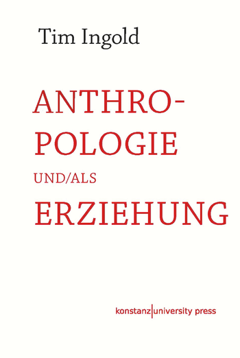 Buchcover: Anthropologie und/als Erziehung