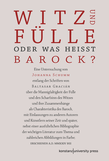 Buchcover: Witz und Fülle. Oder was heißt barock?