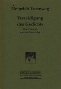 Verteidigung des Gedichts