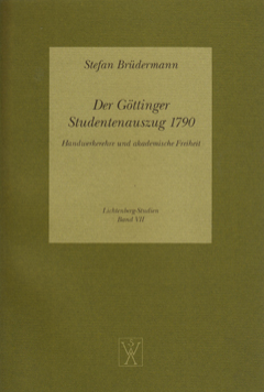 Der Göttinger Studentenauszug 1790