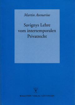 Buchcover: Savignys Lehre vom intertemporalen Privatrecht