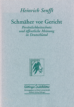 Buchcover: Schmäher vor Gericht