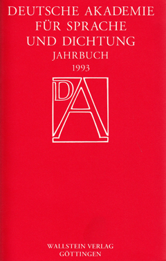 Buchcover: Jahrbuch 1993