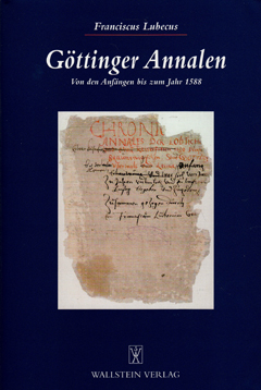 Göttinger Annalen Cover Göttinger Annalen