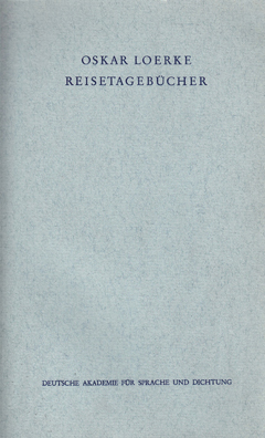 Buchcover: Reisetagebücher