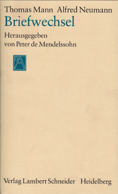Buchcover: Thomas Mann - Alfred Neumann