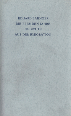 Buchcover: Die fremden Jahre