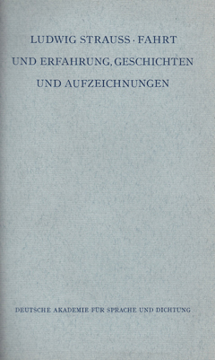 Fahrt und Erfahrung Cover Fahrt und Erfahrung