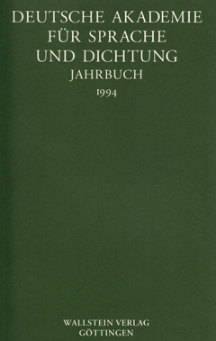 Buchcover: Jahrbuch 1994