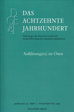 Aufklärung(en) im Osten Cover Aufklärung(en) im Osten