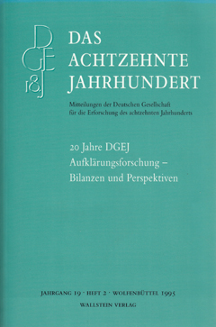 20 Jahre DGEJ Aufklärungsforschung - Bilanzen und Perspektiven Cover 20 Jahre DGEJ Aufklärungsforschung - Bilanzen und Perspektiven