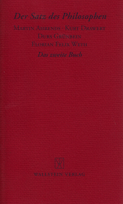 Buchcover: Der Satz des Philosophen
