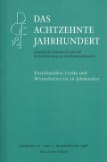 Das achtzehnte Jahrhundert  22/1