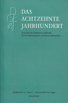 Das achtzehnte Jahrhundert  23/1