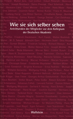 Buchcover: Wie sie sich selber sehen