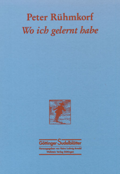Buchcover: Wo ich gelernt habe