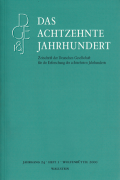 Das achtzehnte Jahrhundert  24/1