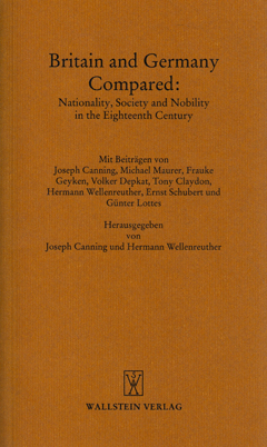 Buchcover: Britain and Germany Compared: Nationality, Society and Nobility in the Eighteenth Century