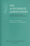 Deutsch-schweizerischer Kulturtransfer im 18. Jahrhundert