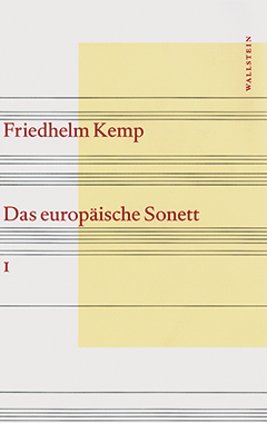 Buchcover: Das europäische Sonett