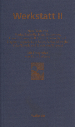 Buchcover: Werkstatt II
