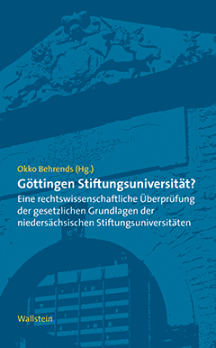 Göttingen Stiftungsuniversität? Cover Göttingen Stiftungsuniversität?
