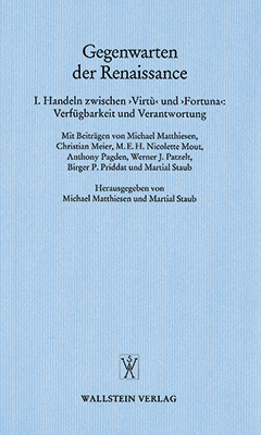 Buchcover: Gegenwarten der Renaissance I