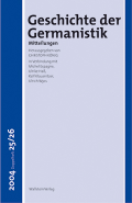 Geschichte der Germanistik