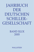 Jahrbuch der Deutschen Schillergesellschaft