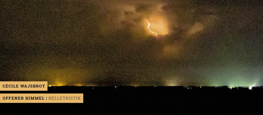 Slider zum Buch "Offener Himmel" von Cécile Wajsbrot (Kategorie: Belletristik)